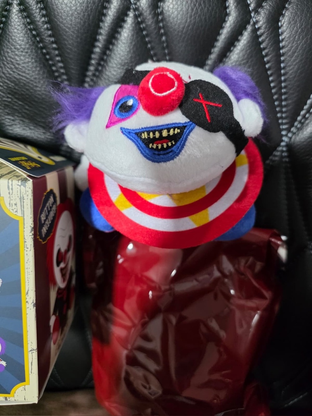 Big Top Terror Clown Plush Bullseye Collectable